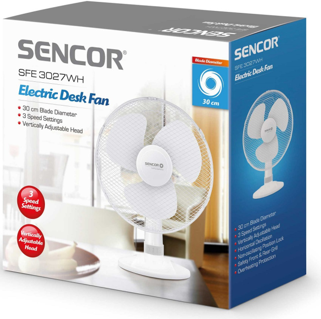 Вентилятор Sencor SFE3027WH - фото7