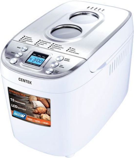 Хлебопечка Centek CT-1415 Белый - фото