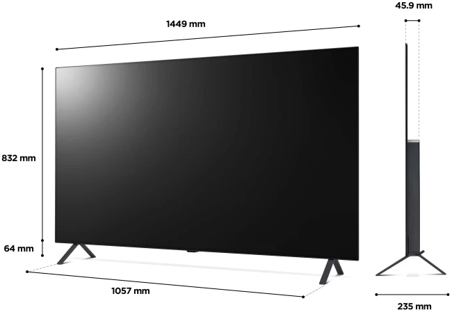 Телевизор LG A2 OLED65A26LA - фото7