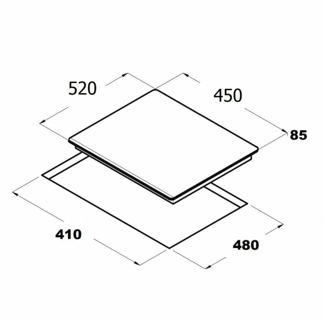 Варочная панель Schtoff H4502P05IS (черное стекло) - фото6