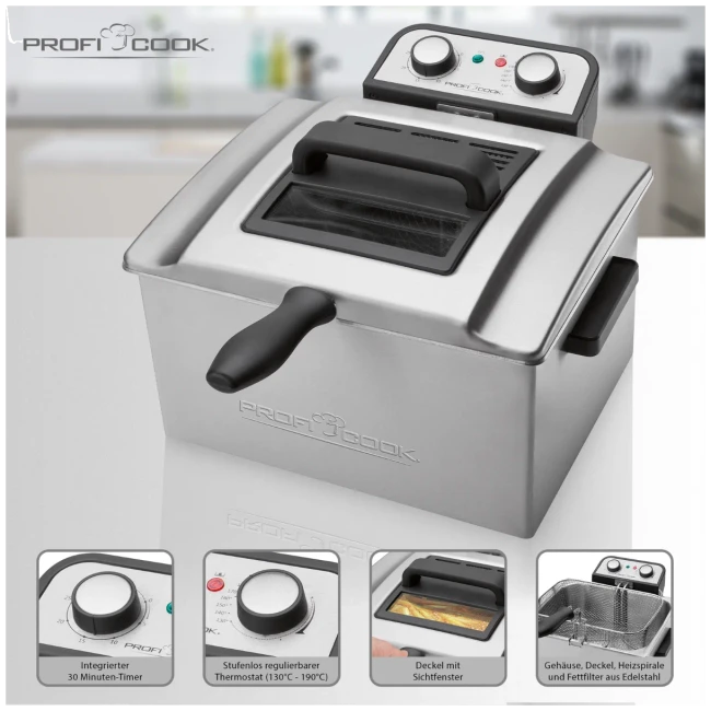 Фритюрница Profi Cook PC-FR1038 - фото6