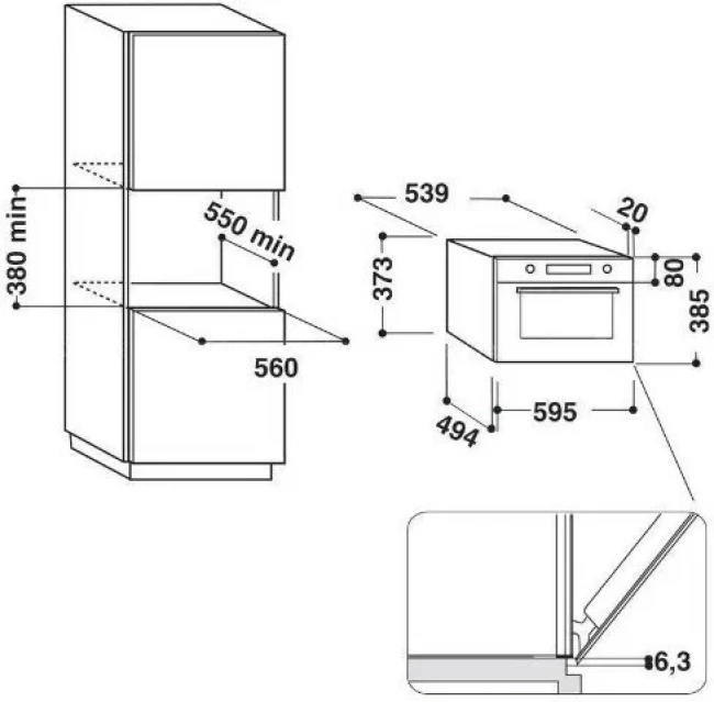 Микроволновая печь Whirlpool AMW731WH - фото3