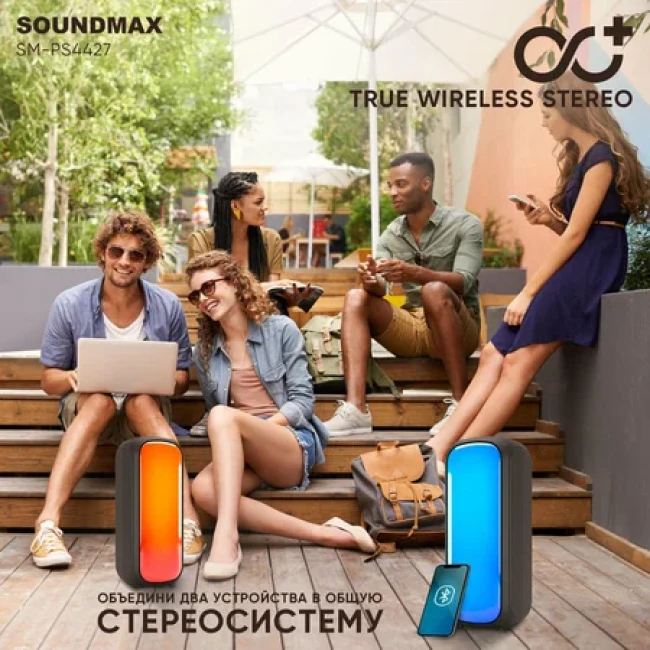 Беспроводная колонка Soundmax SM-PS4427 - фото8