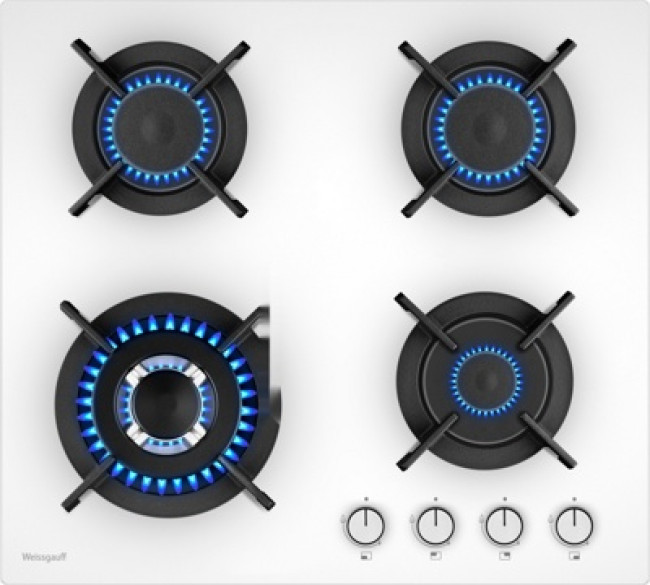 Газовая варочная панель Weissgauff HGG 640 WGV - фото