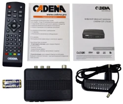 Приемник цифрового ТВ Cadena CDT-1791SB - фото5