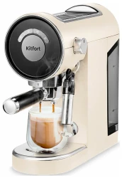 Кофеварка эспрессо Kitfort KT-783-1 (бежевый) - фото