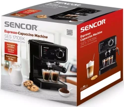 Рожковая помповая кофеварка Sencor SES1710BK - фото10