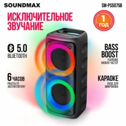 Портативная колонка SoundMax SM-PS5075B - фото2