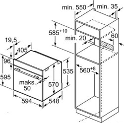 Электрический духовой шкаф Bosch Serie 6 HBA5360B0 - фото3