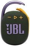 Колонка портативная беспроводная JBL Clip 4 (JBLCLIP4GRN) зеленый - фото