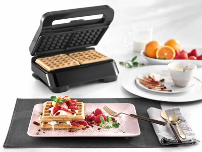 Вафельница DeLonghi MultiGrill Easy SW12C.BK - фото